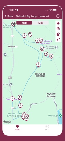 Ballinakill & Heywood Trails screenshot