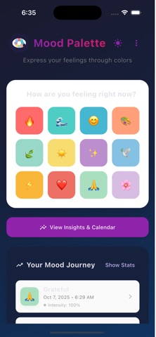 Mood Palettes screenshot