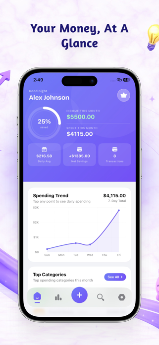 Axio Money: Expense Tracker Screenshot 2 of 8
