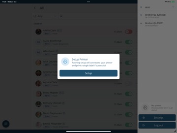 CharitySuite Check-In iPad screenshot