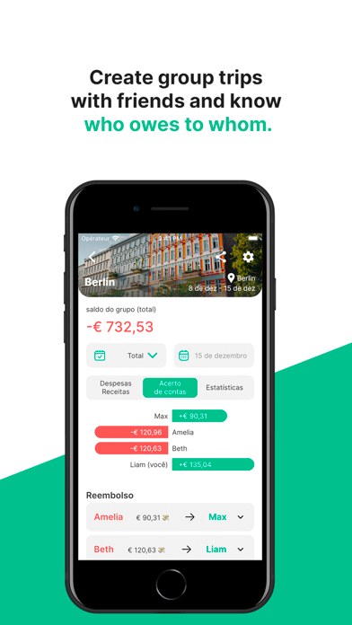Cuanti - Travel expenses iPhone screenshot 2 - Travel app