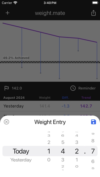 weight.mate screenshot-4