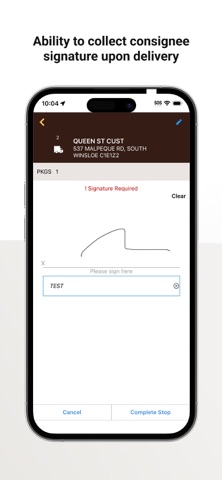 UPS Global Pickup & Delivery iPhone screenshot