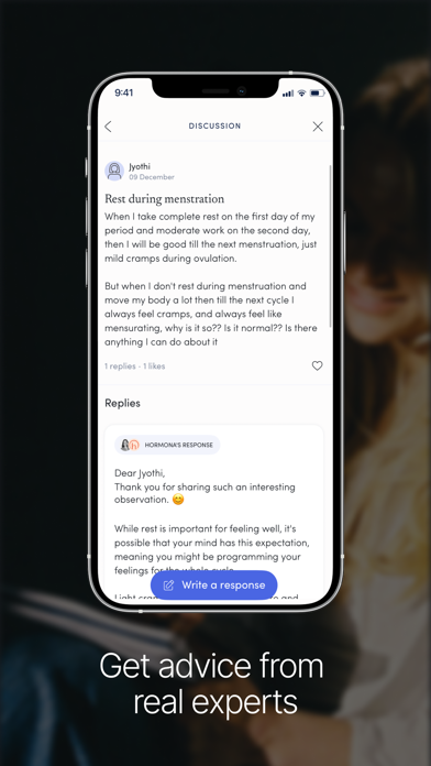 Hormona: Period & Hormones iPhone screenshot 8 - Health & Fitness app