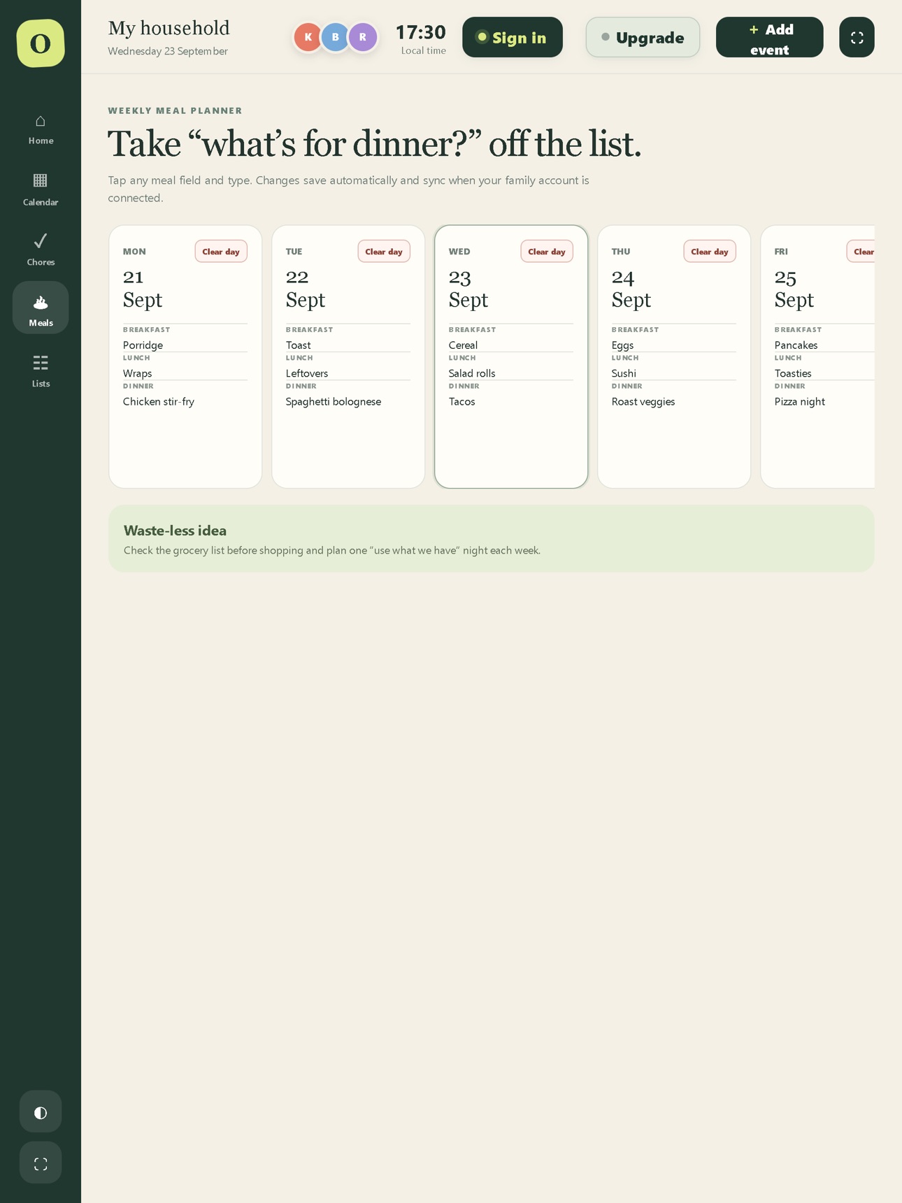 Screenshot 9 of HomeOrbit - Family Planner