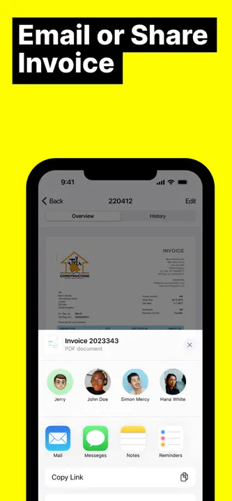 Freebie Invoice Makerのスクリーンショット（5/7）