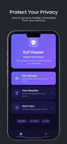 Exif Cleaner: Remove Metadata Screenshot 1 of 8