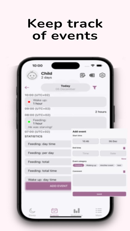 Baby Sleep Diary: Tracker