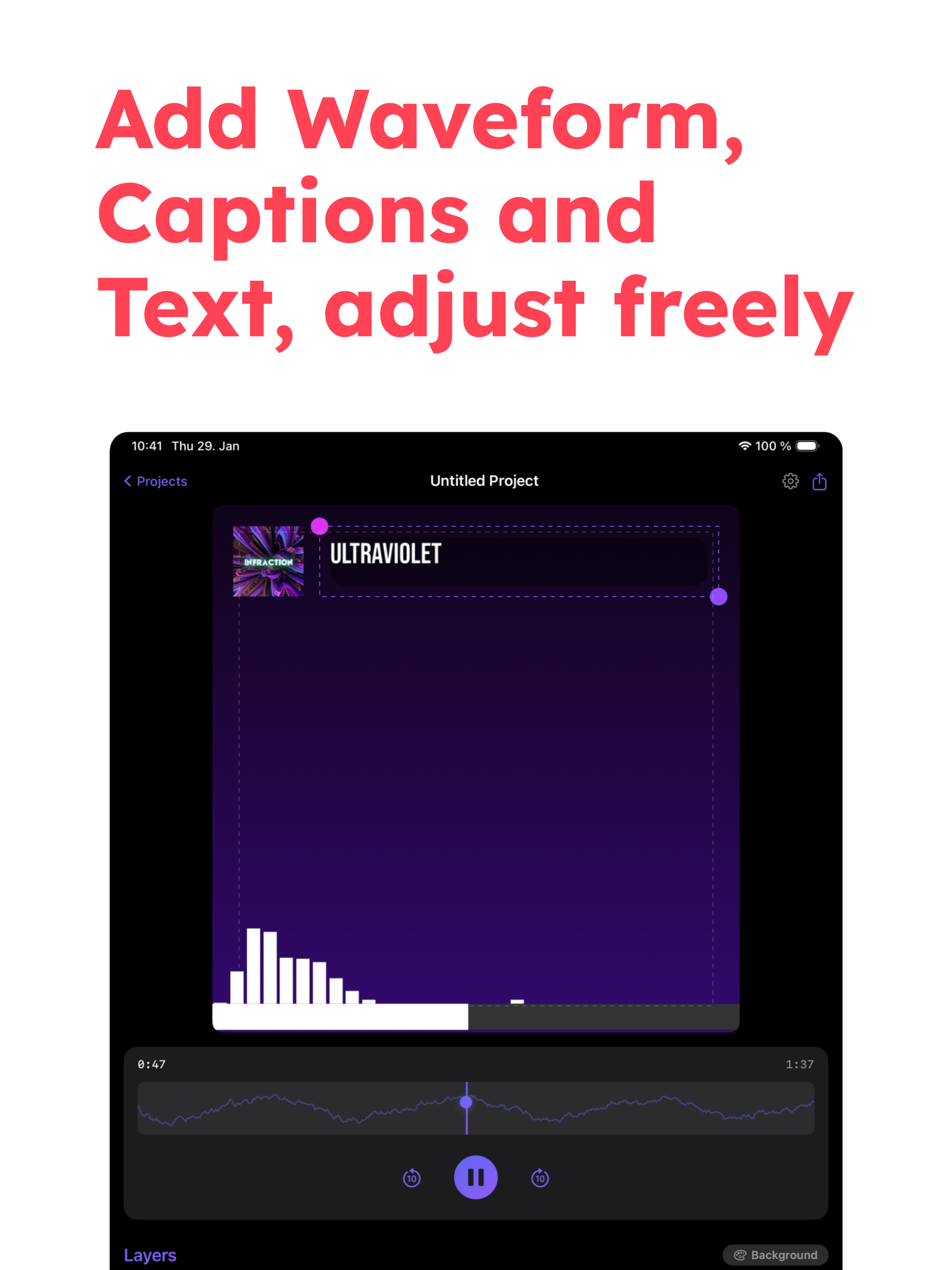Podcast Video Maker Editor screenshot 6