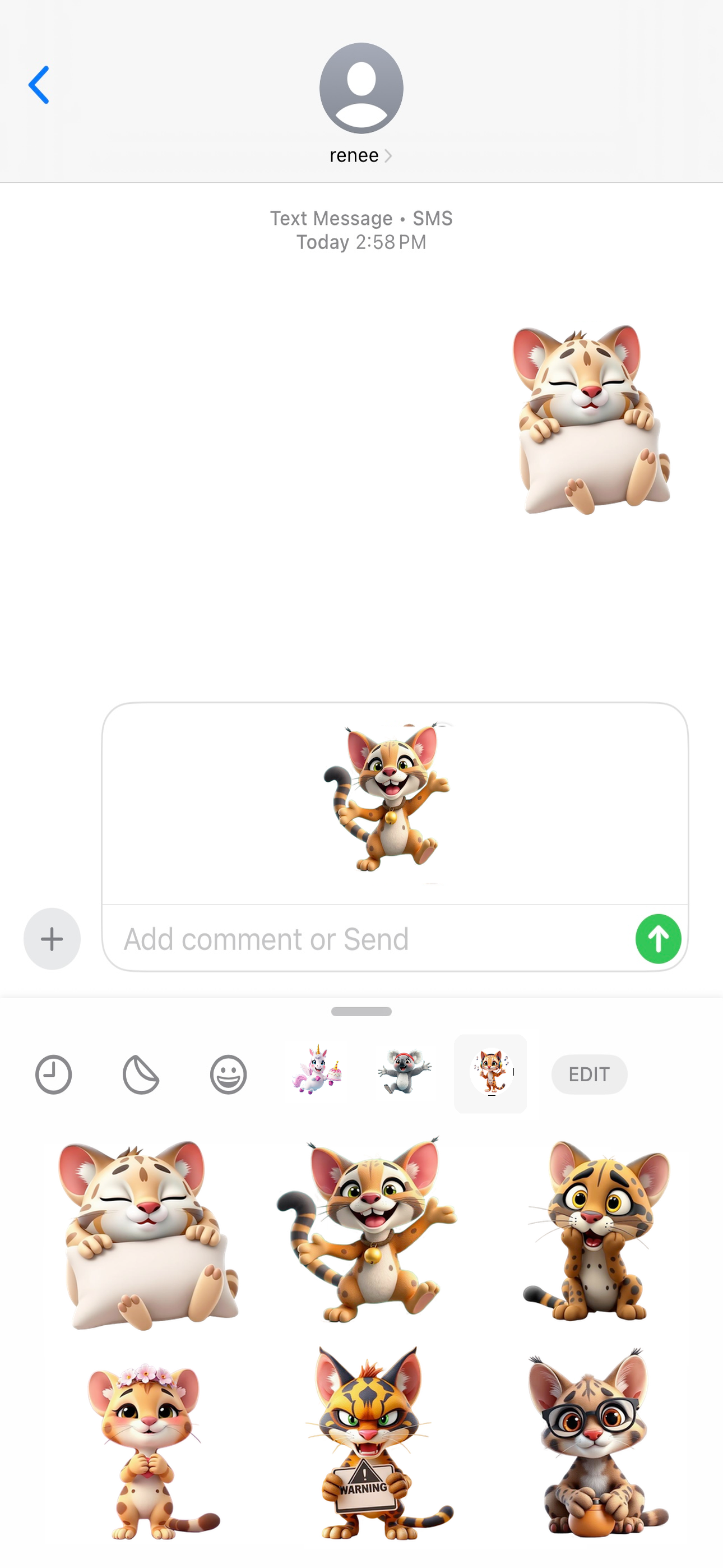 Whistling Ocelot Stickers screenshot 4