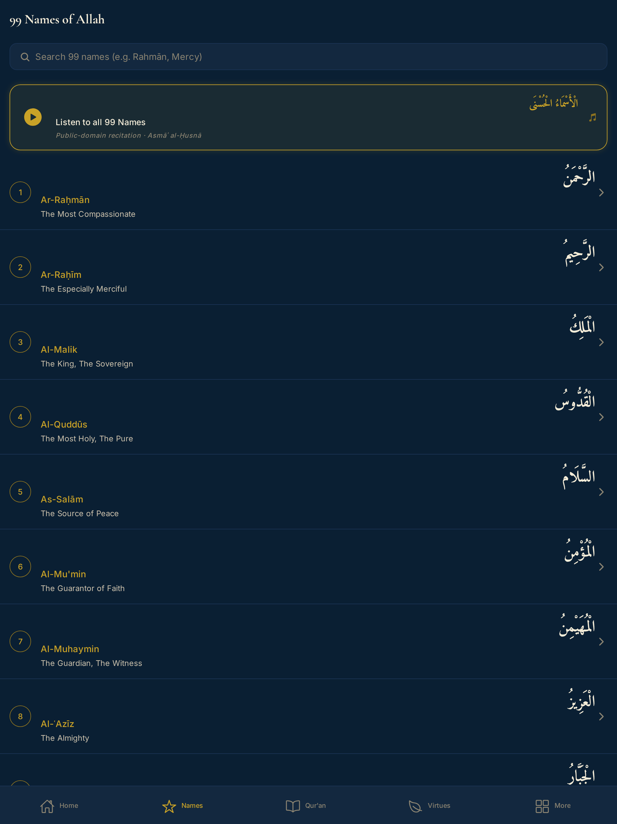 Treasures of the Sacred Quran
