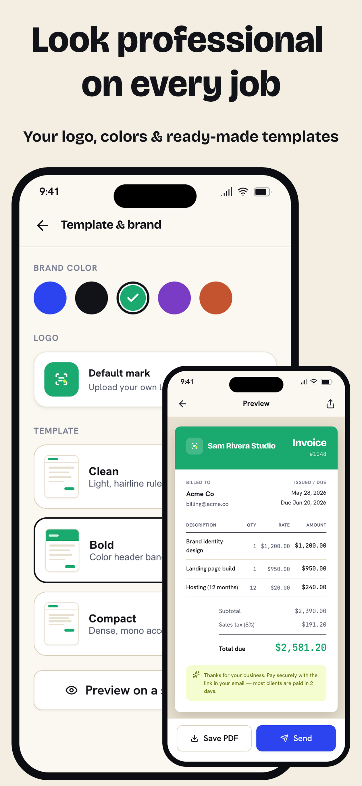 Invoice Maker, Receipt & Bill screenshot 5