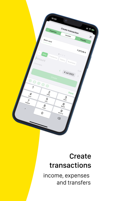 Screenshot #2 pour Whalefy: Manual Budget Tracker