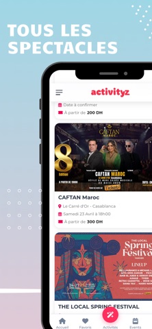 Activityz iPhone screenshot