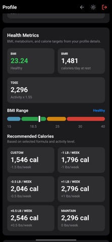 Logmaxxing - Workout Log screenshot