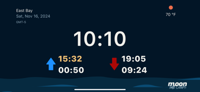 Moon Tide Clocks Screenshot 3 of 4