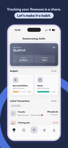 eXpend: Make Budgeting a Habit screenshot