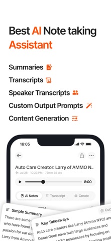Audionotes: Audio Notes AI Screenshot 2 of 10