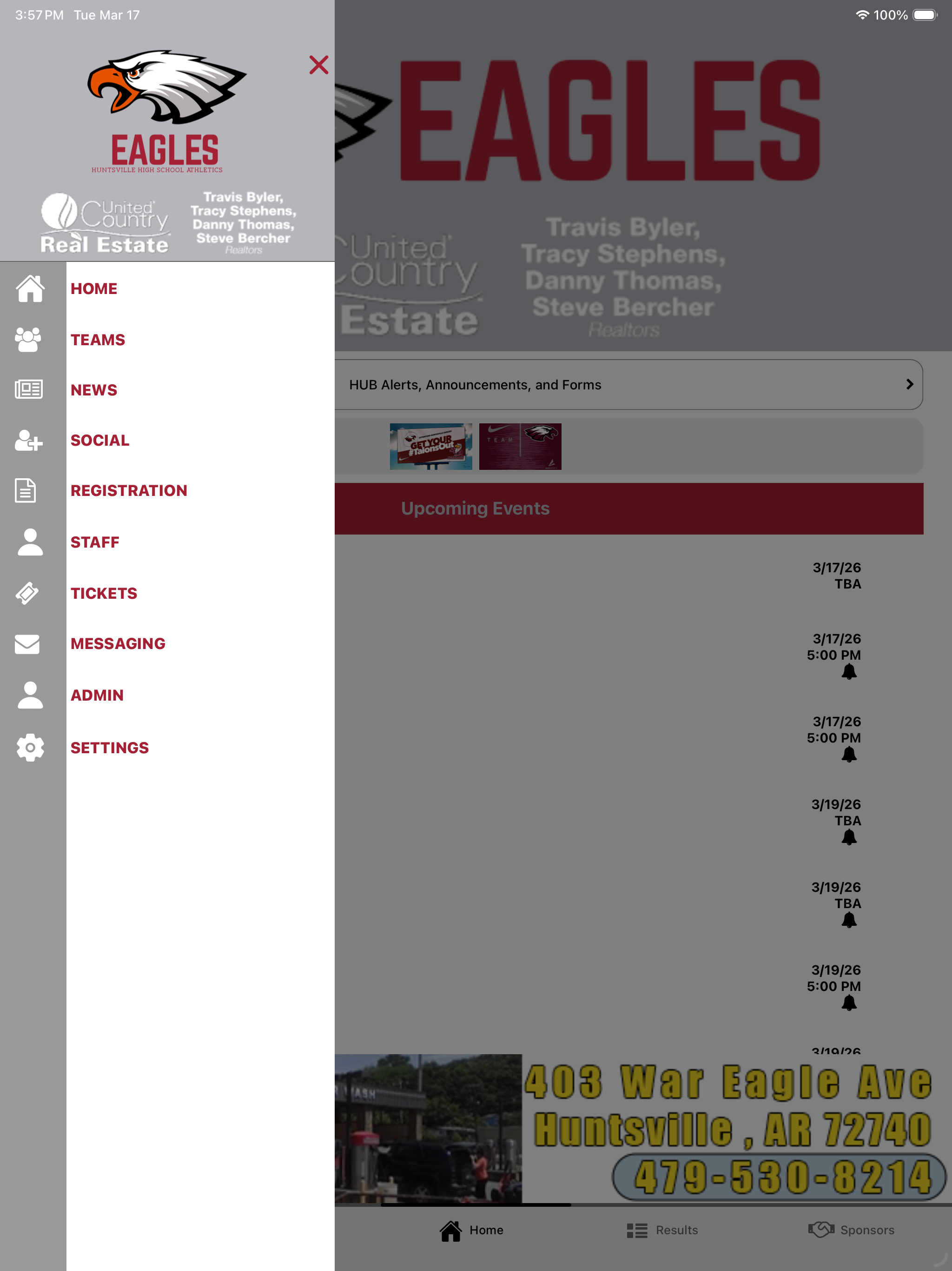 Huntsville Eagles Athletics screenshot 10
