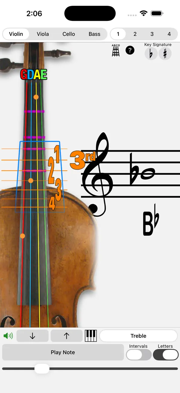 Screenshot #1 pour Fingering Strings •