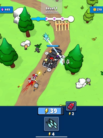 Wild Road Defense iPad screenshot