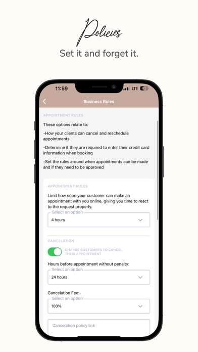 Lellie Beauty Booking Pro Screenshot