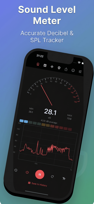 SPL Meter : dB Noise Tool Screenshot 1 of 5