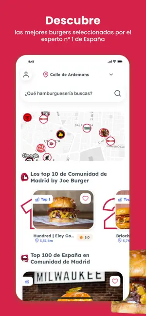Joe Burger List screenshot 2