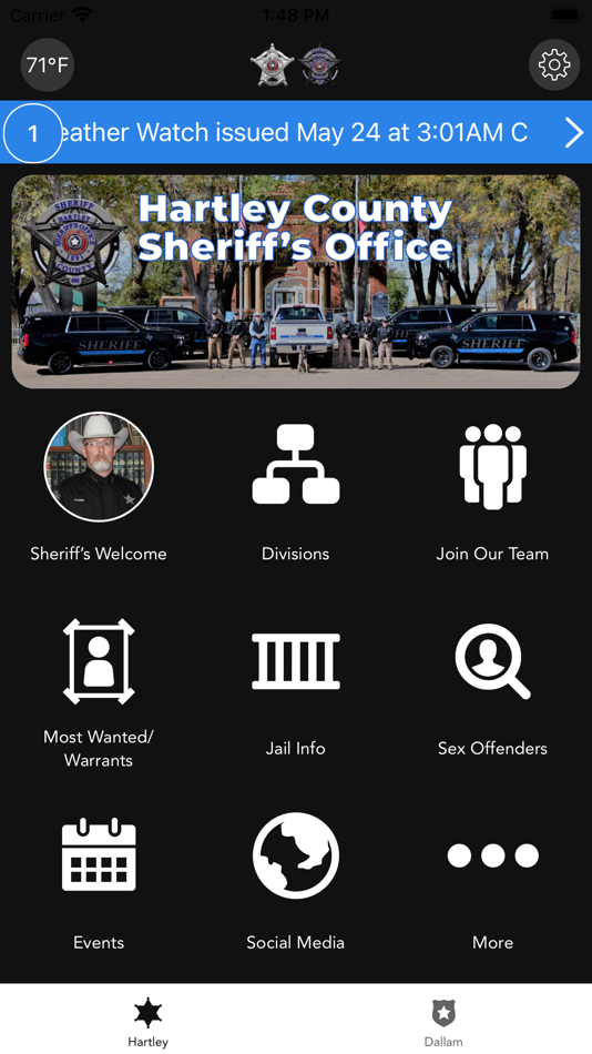 #1. Dallam & Hartley CO Sheriff (iOS) 由: Hartley County Sheriffs Office
