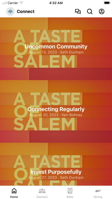 Salem Church, Moorhead MN app screenshot