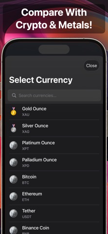 Multi-Currency Converter: 6xFX iPhone screenshot
