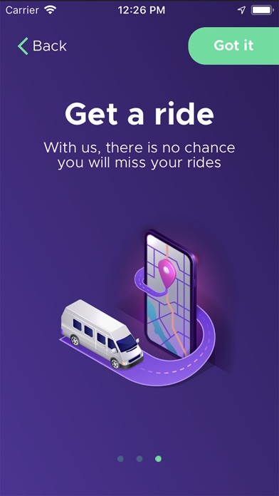 Screenshot #2 pour RYDE Passenger