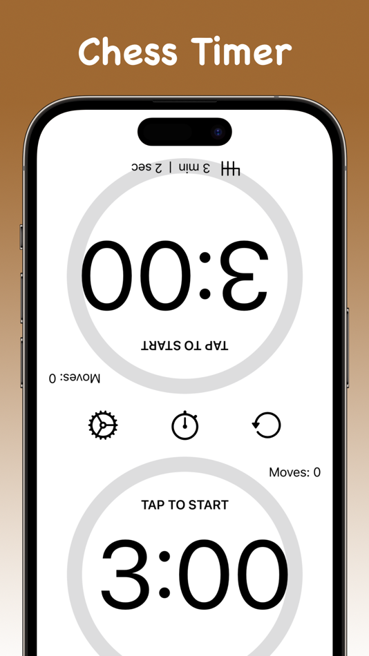 #1. Chess Timer - Turn Clock (iOS) Bởi: Natalia Jakubczyk-Gajewska