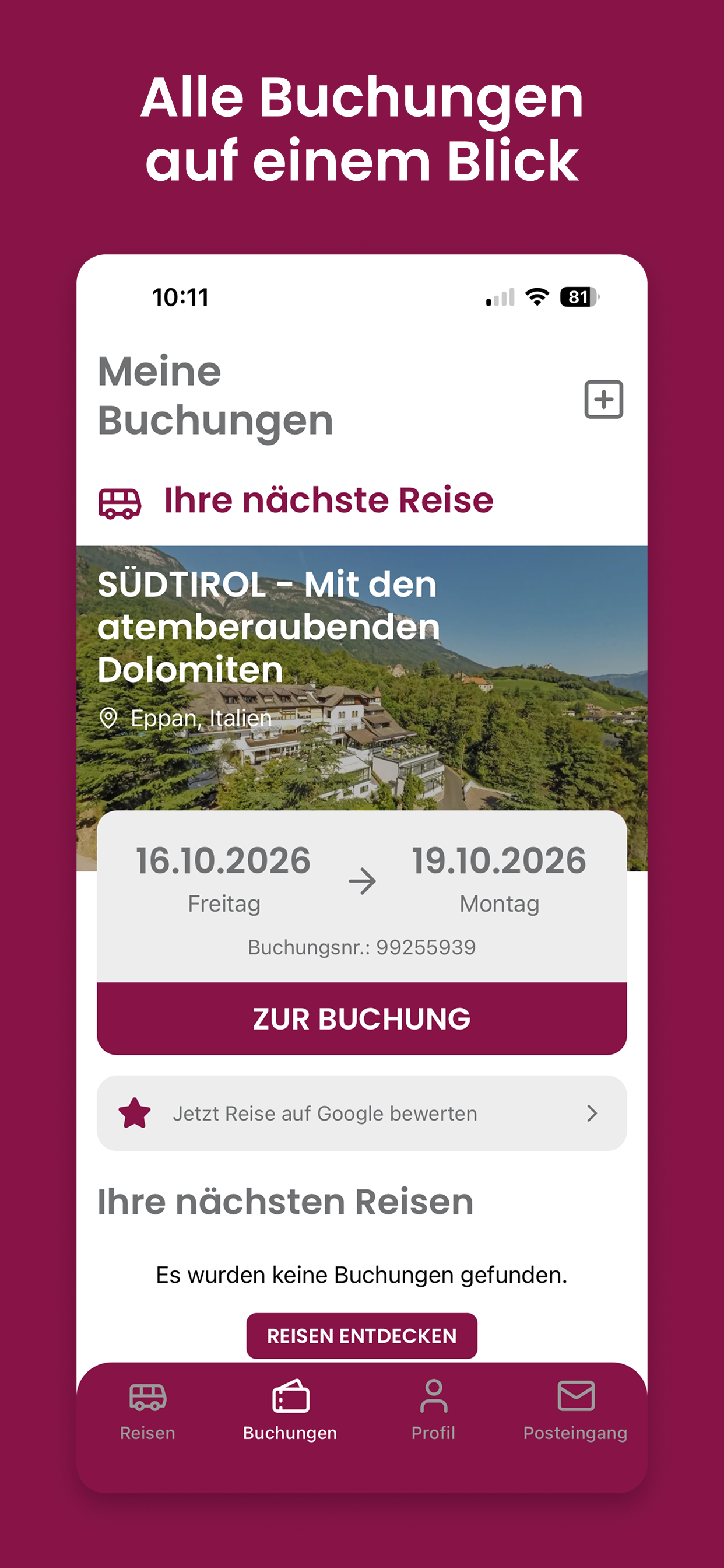 Fischwenger Reisen