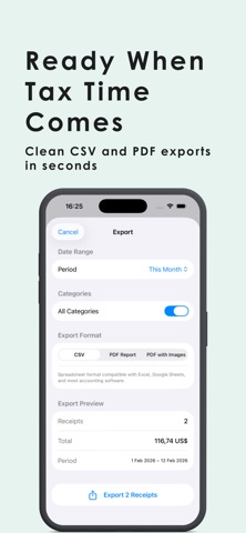 ReceiptNest: Receipt Scanner screenshot