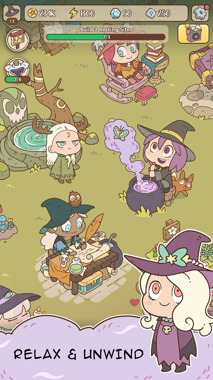 Potions  Spells Idle Witches