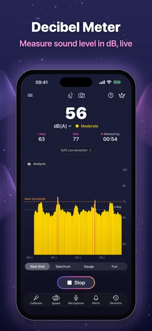 SonoMeter: Decibel Meter screenshot 1