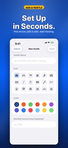 HustleBooks iPhone screenshot