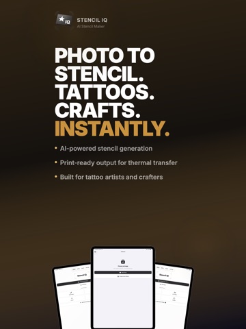Tattoo Stencil Maker: IQ iPad screenshot