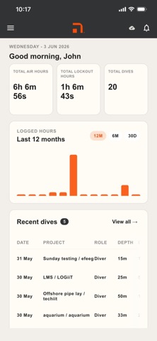 Offshore Logbooks - IMCA iPhone screenshot