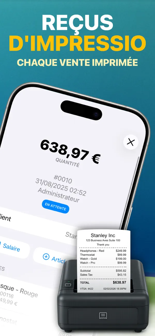 Screenshot #3 pour Caisse Enregistreuse Affaires