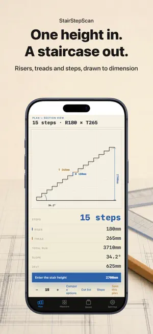 Stair Calculator: Stringer Cut screenshot 1