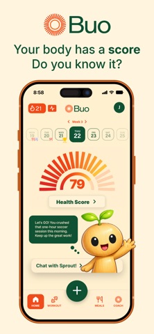 Buo: Gym, Diet & Fitness Coach screenshot
