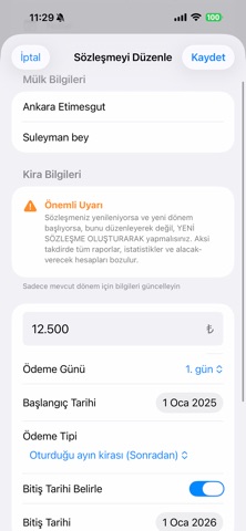 Kolay Kira Takip iPhone screenshot