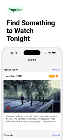 TV Guide UK: TeleoTV iPhone screenshot