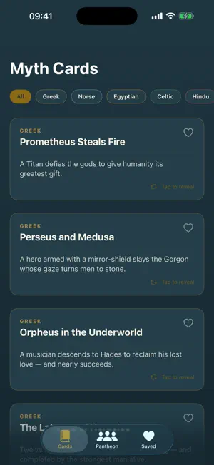 Numen Myth Cards screenshot 1