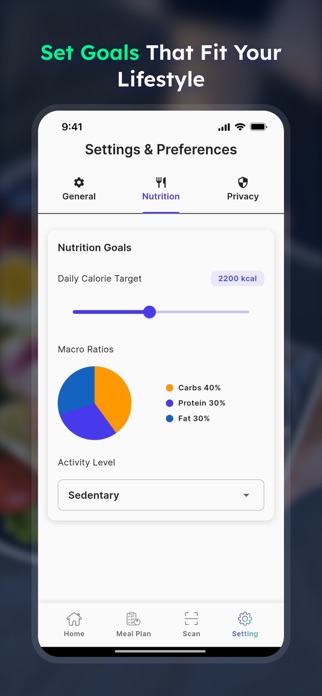Meal Tracker - Nutriplan Screenshot 5 of 5