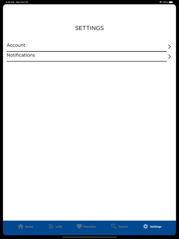 SSA Network iPad screenshot