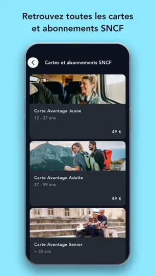 Capture d'écran de SNCF Connect: Trains & Trajets sur iPhone 5