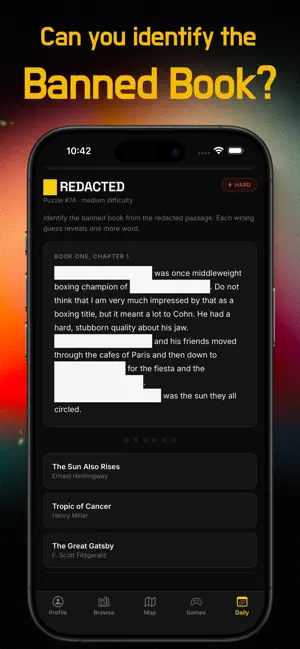 BannedBooks: Game screenshot 2